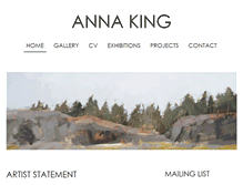 Tablet Screenshot of anna-king.com